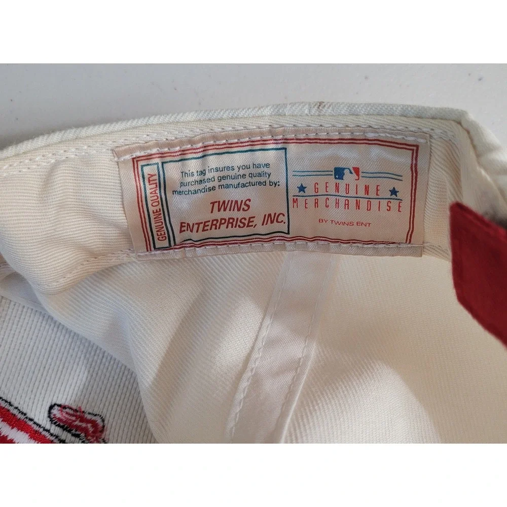 Houston Astros Baseball Cap Mens OSFA Cream Red Wool Blend Embroidered Hat